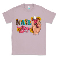Lilac western sunflowers nail boss Classic Tee - Artiststas