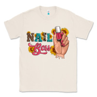 Natural western sunflowers nail boss Classic Tee - Artiststas