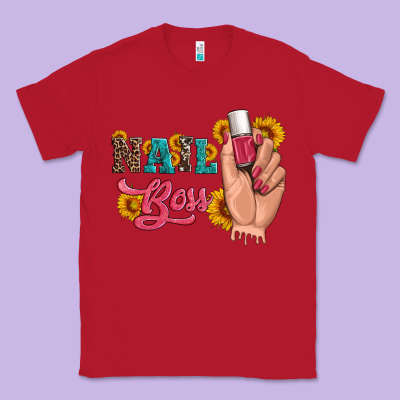 Western Sunflowers Nail Boss Classic Tee Designed By Artiststas