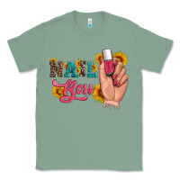 Sage western sunflowers nail boss Classic Tee - Artiststas