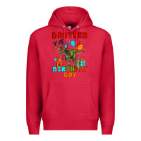 Cardinal brother of the birthday boy t rex Premium Hoodie - Artiststas