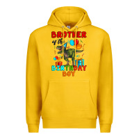 Lemon brother of the birthday boy t rex Premium Hoodie - Artiststas