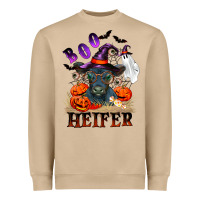 Mushroom Boo heifer black angus Heavyweight Sweatshirt - RanaPortraitStore