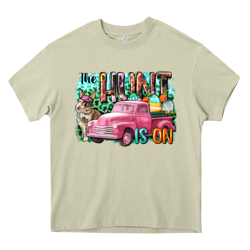 The Hunt Is On Easter Day Heavy Core Tee by CowGirlArtShop | Teevron