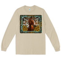 Mushroom Western Horse Mouse Pad Long Sleeve Tee - CowhideDigitalArt