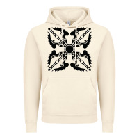 Vintage Artic trippy psychedelic rave sacred geometry Vintage Hoodie - DesigneFamous