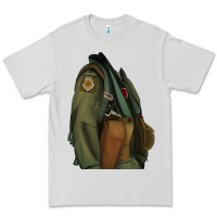 Dove Grey english pointer airforce Premium Tee - RanaPortraitStore