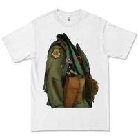 White english pointer airforce Premium Tee - RanaPortraitStore