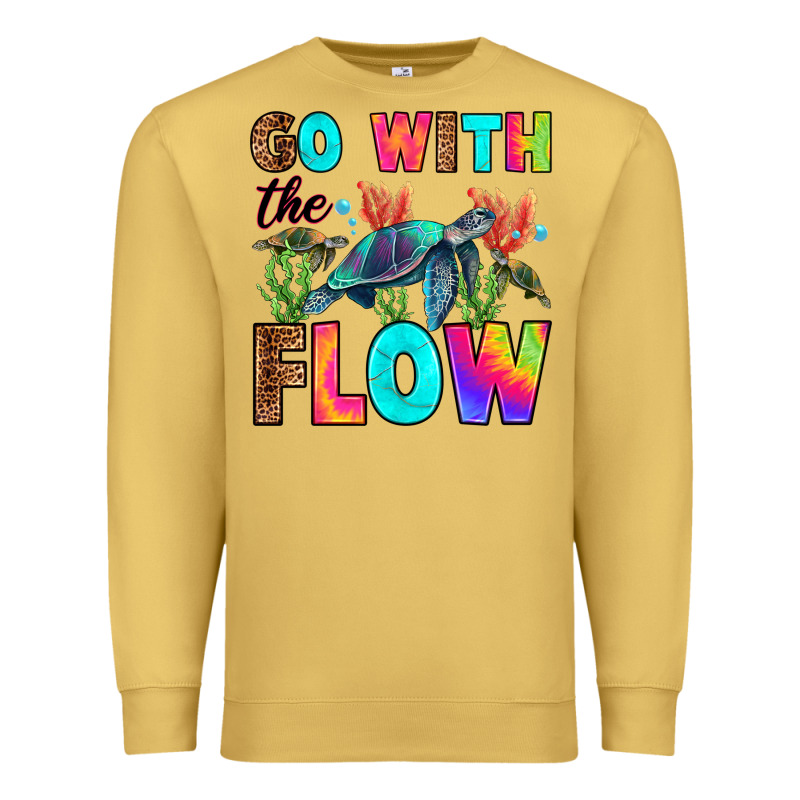 Go With The Flow Premium Sweatshirt by RanaPortraitStore | Teevron