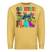 Antique Gold go with the flow Premium Sweatshirt - RanaPortraitStore