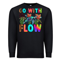 Black go with the flow Premium Sweatshirt - RanaPortraitStore