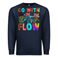 Navy go with the flow Premium Sweatshirt - RanaPortraitStore