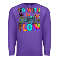 Purple go with the flow Premium Sweatshirt - RanaPortraitStore
