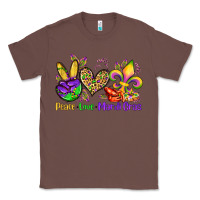 Chestnut peace love mardi gras olivia Classic Tee - OliviaCreatesArt