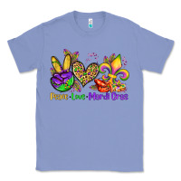 Colony Blue peace love mardi gras olivia Classic Tee - OliviaCreatesArt