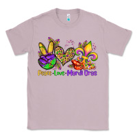Lilac peace love mardi gras olivia Classic Tee - OliviaCreatesArt