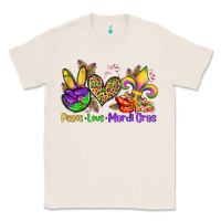 Natural peace love mardi gras olivia Classic Tee - OliviaCreatesArt