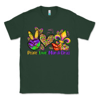 Sports Green peace love mardi gras olivia Classic Tee - OliviaCreatesArt