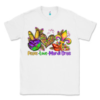 White peace love mardi gras olivia Classic Tee - OliviaCreatesArt