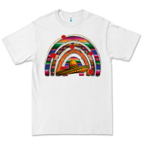 White Mexico rainbow Premium Tee - FaDigitalArtStudio