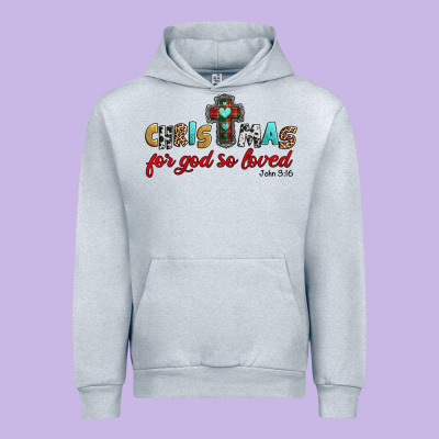 Christmas For God So Loved John 3 16 Urban Hoodie Designed By Jasminsmagicworld