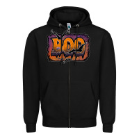 Black boo Zipper Hoodie - JahusDesignShop