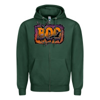 Sports Green boo Zipper Hoodie - JahusDesignShop
