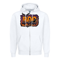 White boo Zipper Hoodie - JahusDesignShop
