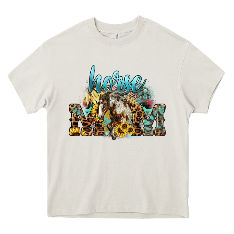 Horse Mom Mother's Day Heavy Core Tee by HowdyJamesFarm | Teevron