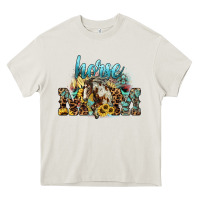 Cream Horse mom mother's day Heavy Core Tee - HowdyJamesFarm