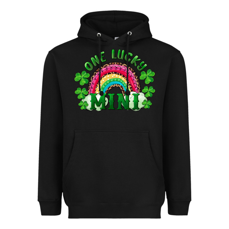 St Patricks Day One Lucky Mini Heavyweight Hoodie by RanaPortraitStore | Teevron