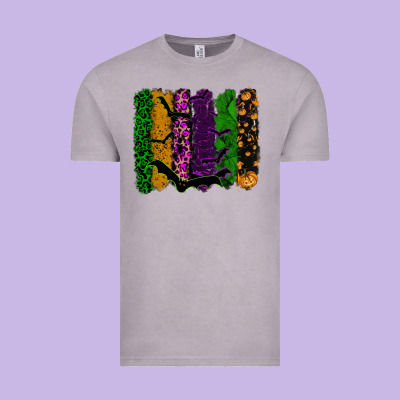 Halloween Brushstroke Vintage Tee Designed By Ranaportraitstore