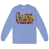 Colony Blue this mama is raising ballers softball and baseball Long Sleeve Tee - CowhideDigitalArt