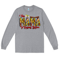 Heather Grey this mama is raising ballers softball and baseball Long Sleeve Tee - CowhideDigitalArt