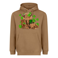 Toasted Coconut st patricks day cow family Heavyweight Hoodie - RanaPortraitStore