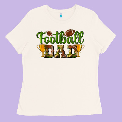 Football Dad Ladies Tee Designed By Bundleandbundleshop