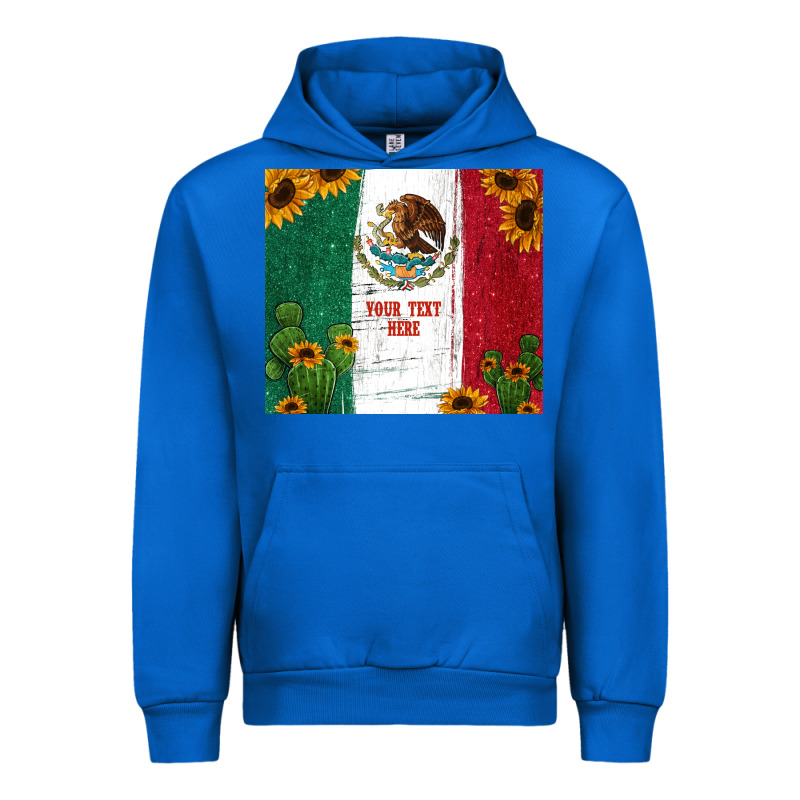 Preview Cactus Sunflower Mexican Flag Urban Hoodie by Jasminsmagicworld | Teevron
