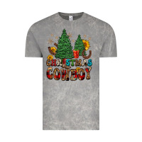 Cloud Rock christmas cowboy Vintage Tee - FaDigitalArtStudio