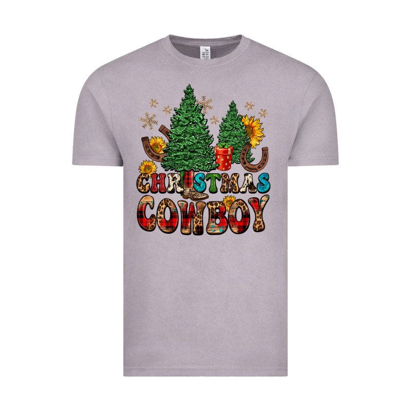 Christmas Cowboy Vintage Tee by FaDigitalArtStudio | Teevron