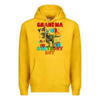 Lemon grandma of the birthday boy t rex Premium Hoodie - Artiststas