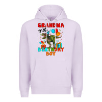 Grandma Of The Birthday Boy T Rex Premium Hoodie | Teevron