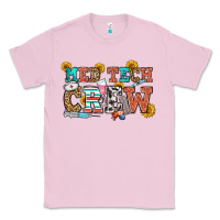 Bubblegum Pink med tech crew Classic Tee - OliviaCreatesArt
