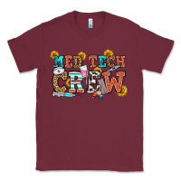 Burgundy med tech crew Classic Tee - OliviaCreatesArt