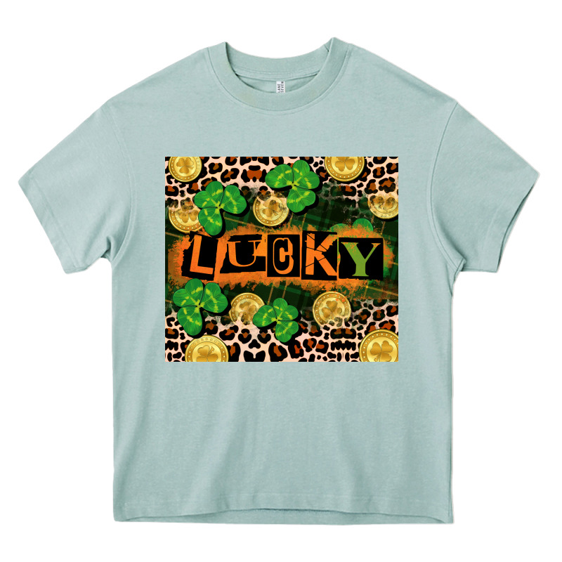 St. Patricks Day Lucky Heavy Core Tee by CowGirlArtShop | Teevron
