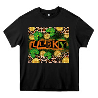 Black St. Patricks Day lucky Heavy Core Tee - CowGirlArtShop