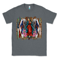 Charcoal Heather lady of guadalupe th of july Classic Tee - Jasminsmagicworld