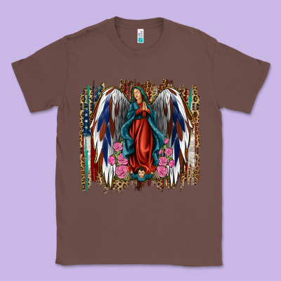 Lady Of Guadalupe Th Of July Classic Tee Designed By Jasminsmagicworld