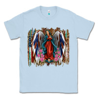 Dusty Blue lady of guadalupe th of july Classic Tee - Jasminsmagicworld