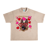 French Oak valentine's german shepherd Urban Heavy Tee - RanaPortraitStore