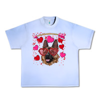 Grape Ice valentine's german shepherd Urban Heavy Tee - RanaPortraitStore